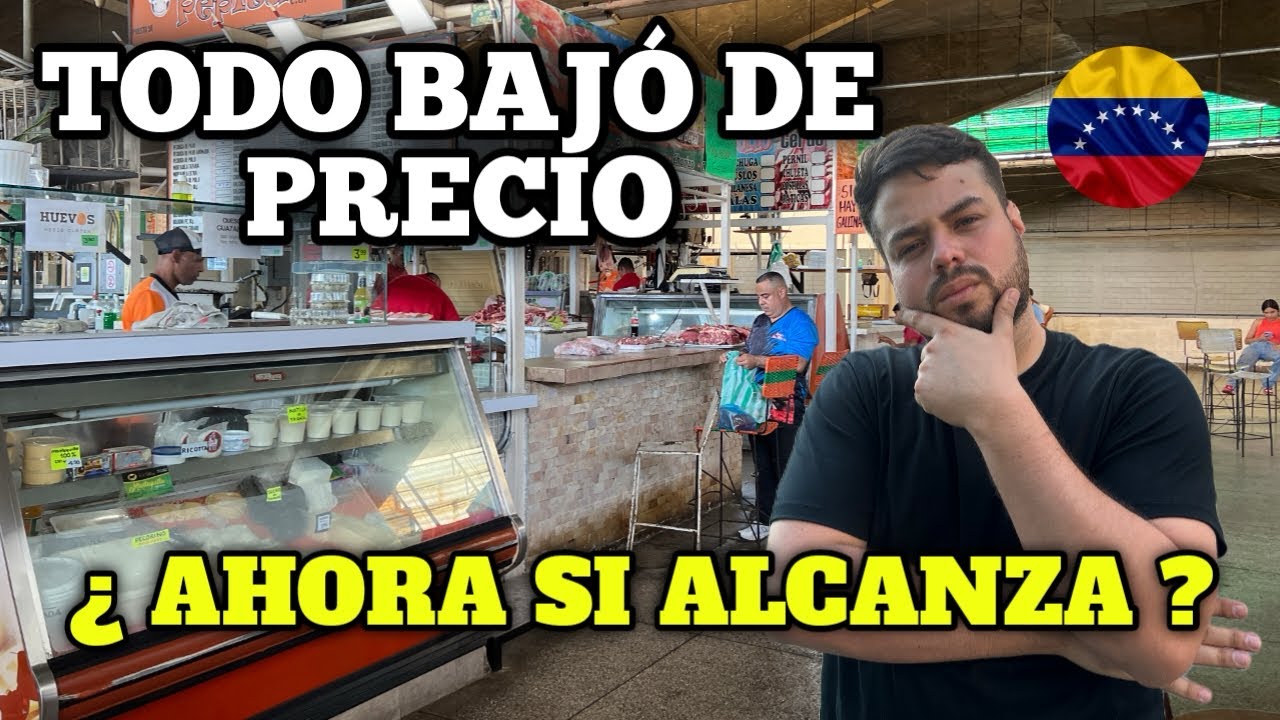 CAÍDA DEL DÓLAR en VENEZUELA. Ahora todo BARATO? alcanzan los SUELDOS? 