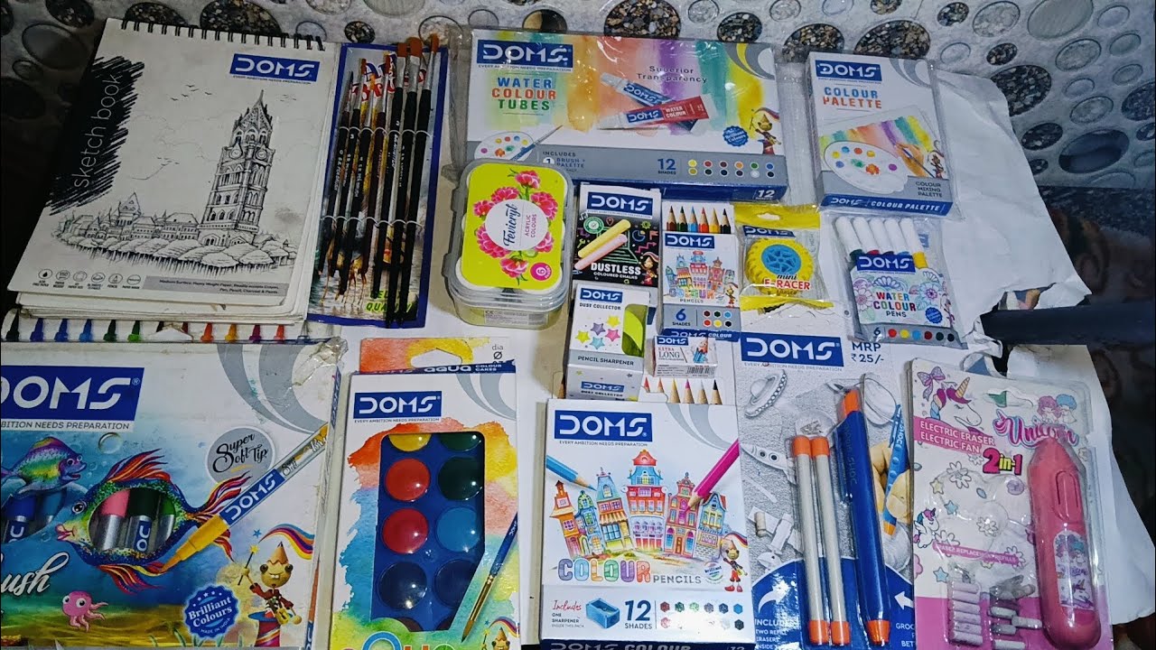My Huge DOMS Art Supplies Haul! ✨ Best Stationery for Students?