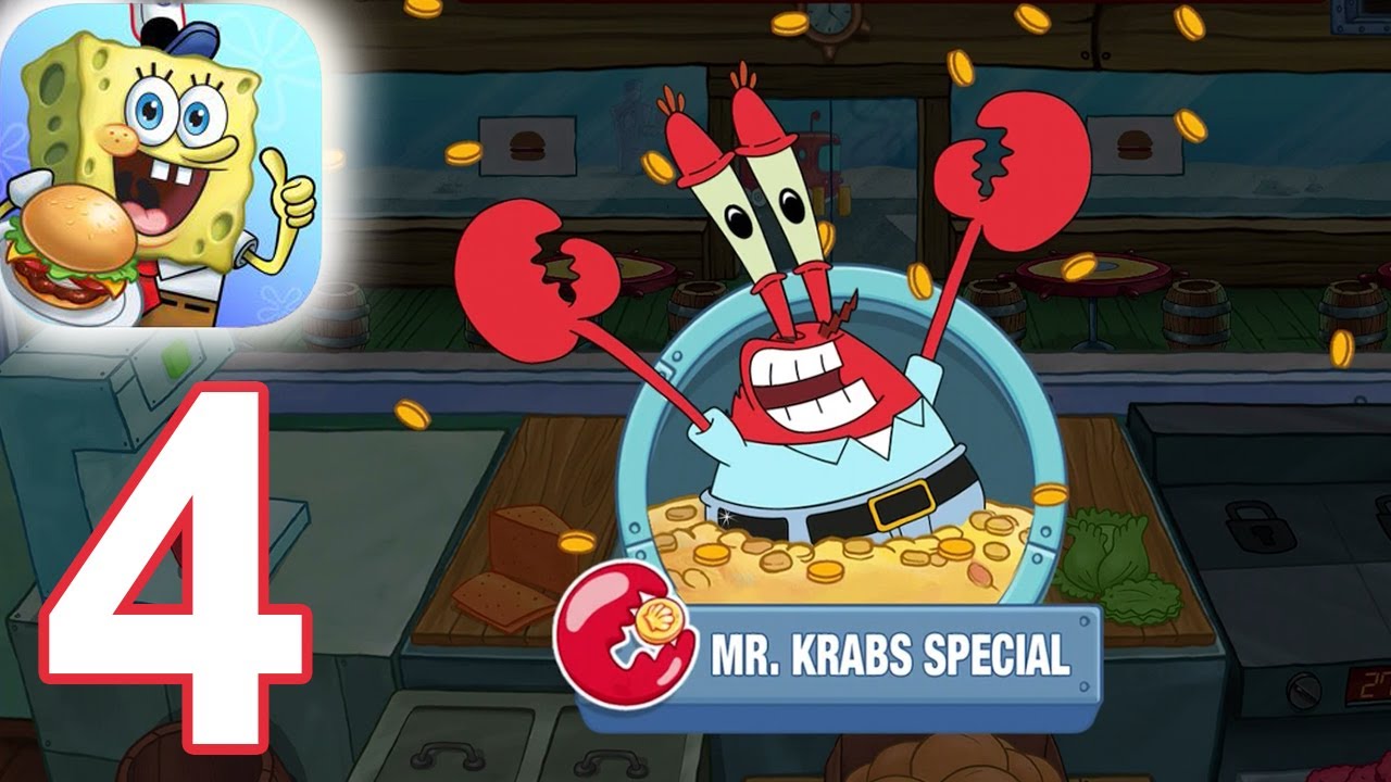 SpongeBob: Krusty Cook-Off - Gameplay Video Part 4 (iOS Android)