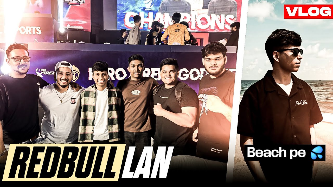 WE WENT TO THE BEACH - FIRST LAN W/ WYLD FANGS | REDBULL MEO 2024 VLOG