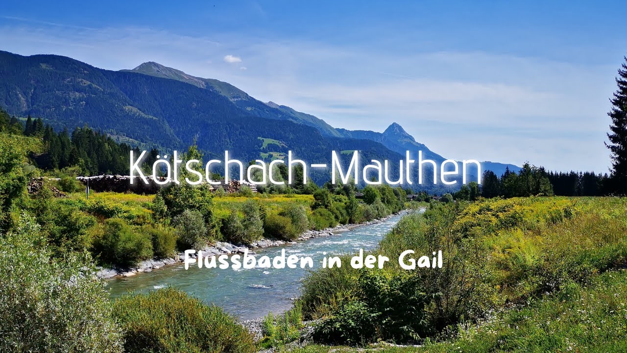 Flussbaden in Kötschach Mauthen