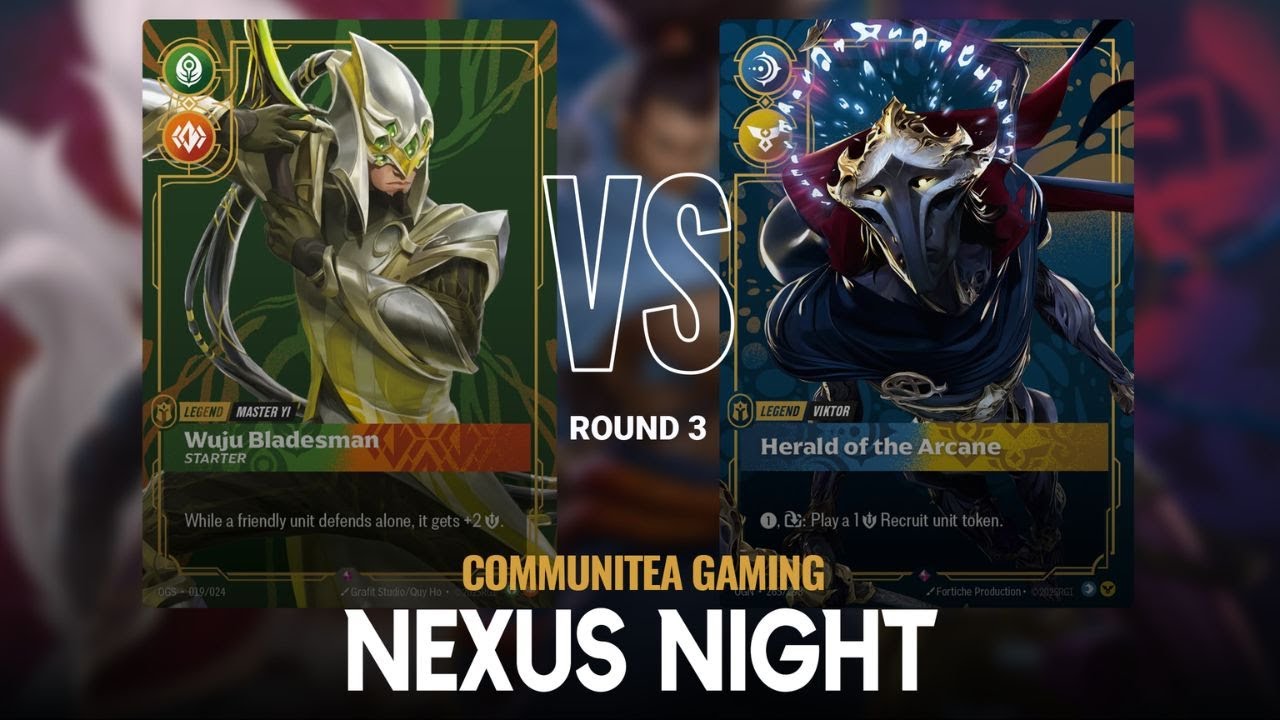 Riftbound, Nexus Night, Top Table Master Yi vs Viktor!