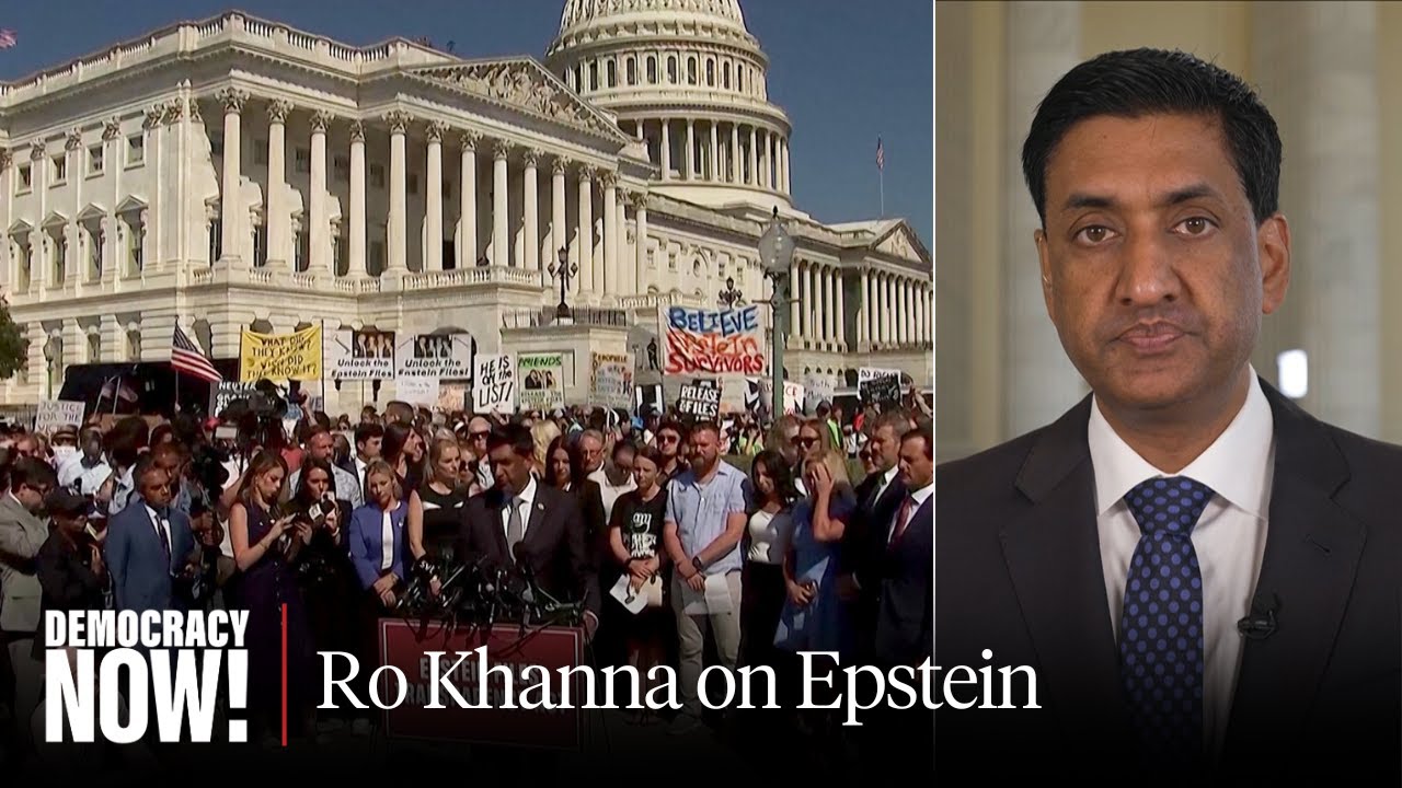 Rep. Ro Khanna on Epstein Files Transparency Act, Arms Embargo on Israel