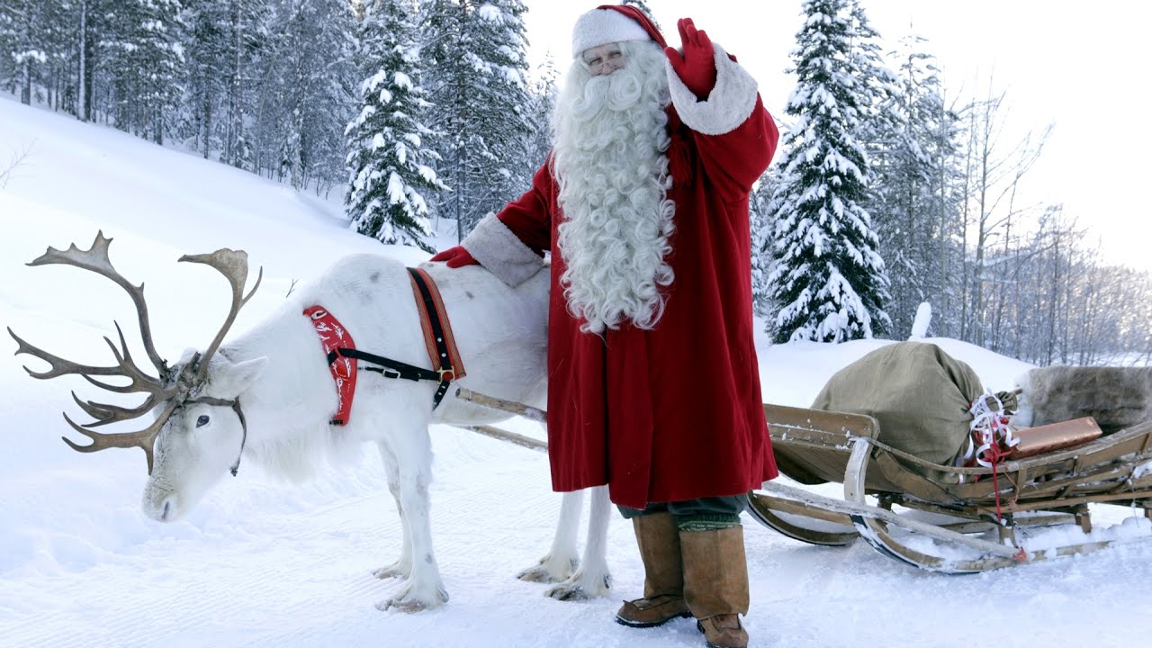 Uutisia Joulupukin poroista lapsille🦌🎅 Joulupukki & porot Lappi Rovaniemi lastenohjelma Korvatunturi