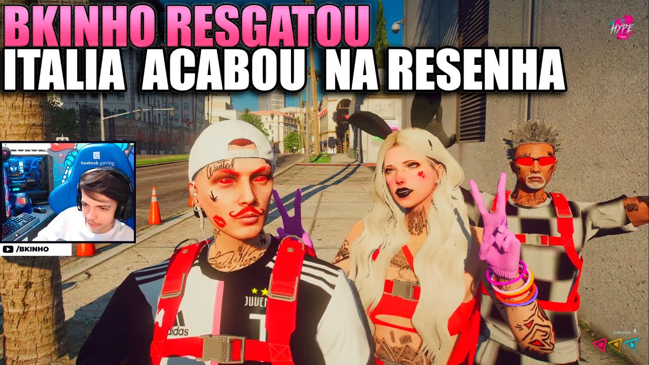 BKINHO RESGATOU A ITÁLIA ACABOU  NA RESENHA