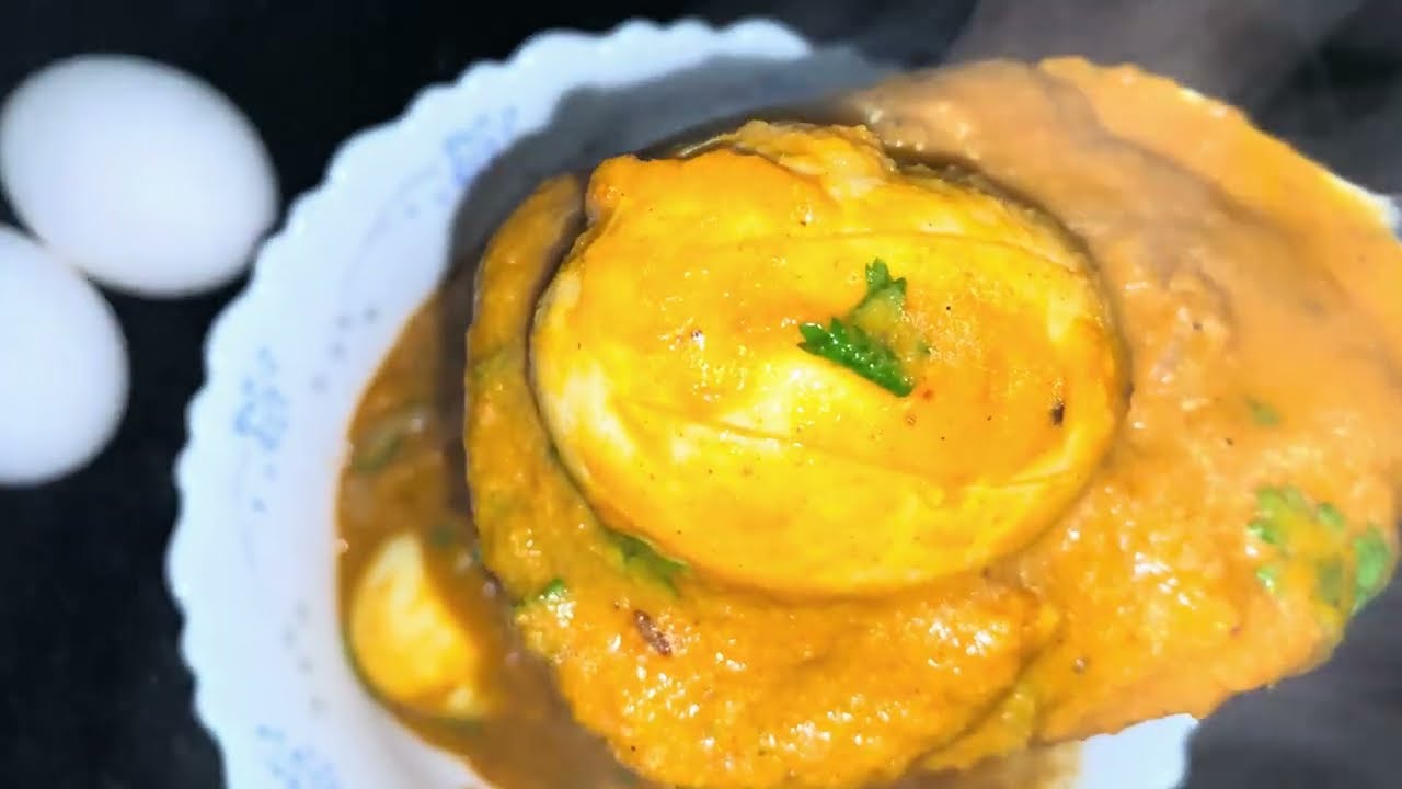 Egg Masala Curry ASMR