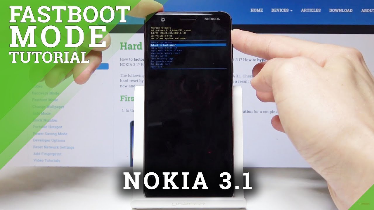 FASTBOOT MODE NOKIA 3.1 - How to Enter & Quit Nokia Fastboot