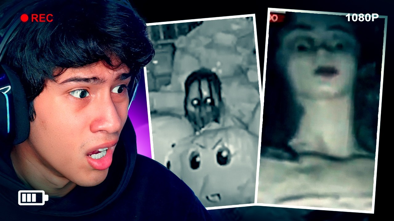 REACCIONANDO A ENCUENTROS PARANORMALES CAPTADOS EN CAMARA 💀😱