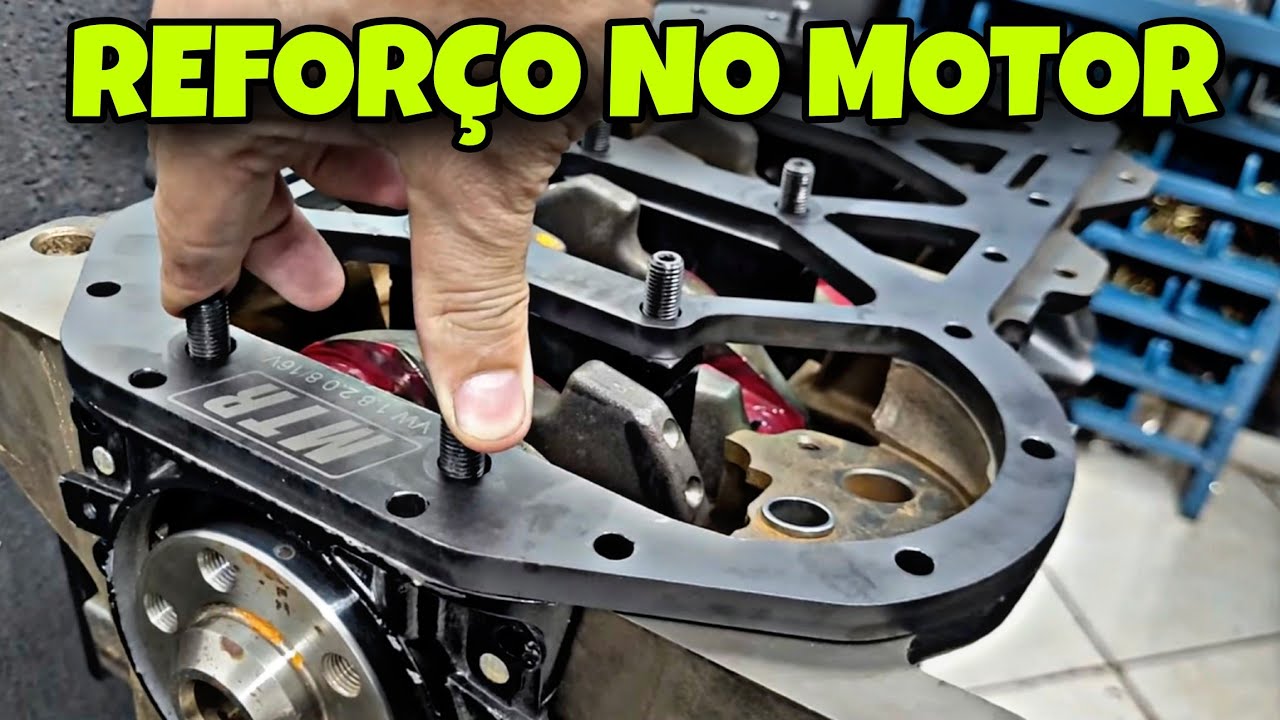 Motor forjado com reforço no bloco - Racetech @FuelTechOficial @escoladegaragem4449