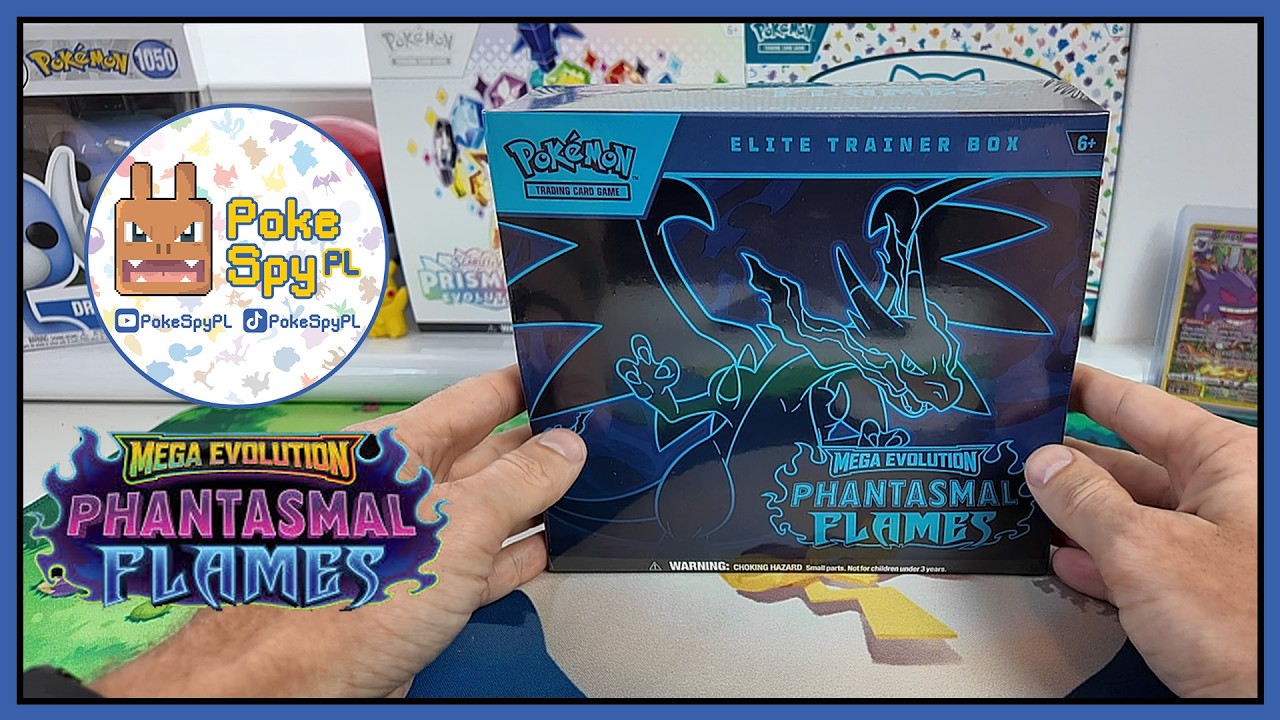 Phantasmal Flames ETB - otwieramy Elite Trainer Box (Mega Evolution PF)