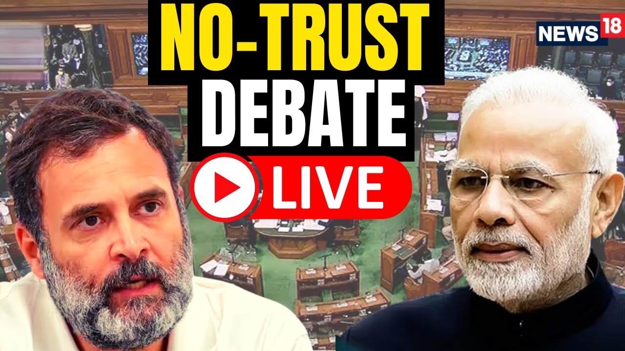 Lok Sabha Live | PM Modi Speech Live | No Confidence Motion In Parliament | Modi Vs Rahul Lok Sabha