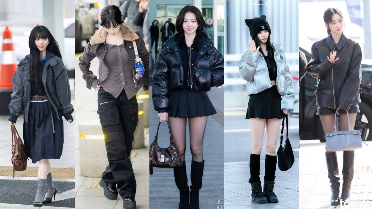 Karina (Aespa) Airport fashion style 2022- 2025
