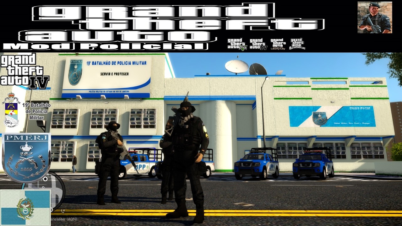 GTA IV Polícia do Rio de Janeiro - Nissan Frontier UPP com Gaiola