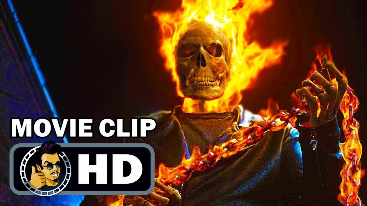 GHOST RIDER Clips + Trailer (2007) Nicolas Cage