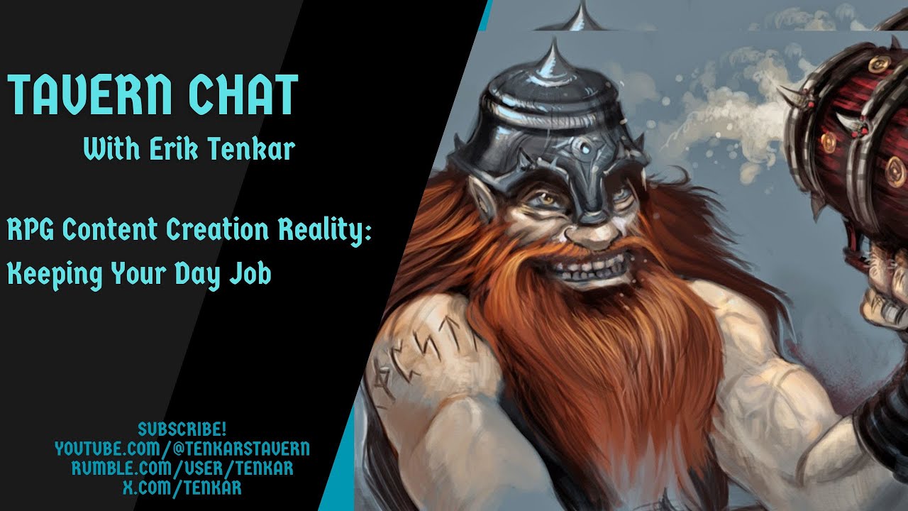 RPG Content Creation Reality: Keeping Your Day Job
