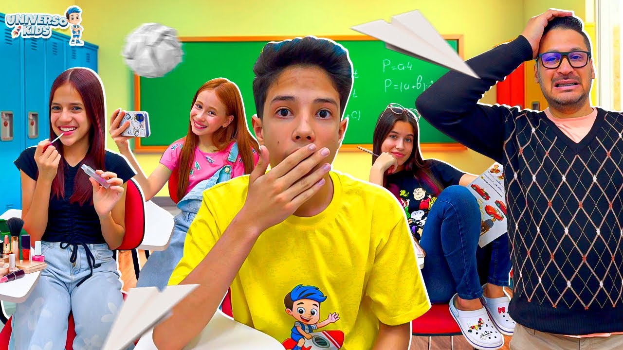 Henrique mostra a seus amigos como ser respeitoso na escola - Universo Kids