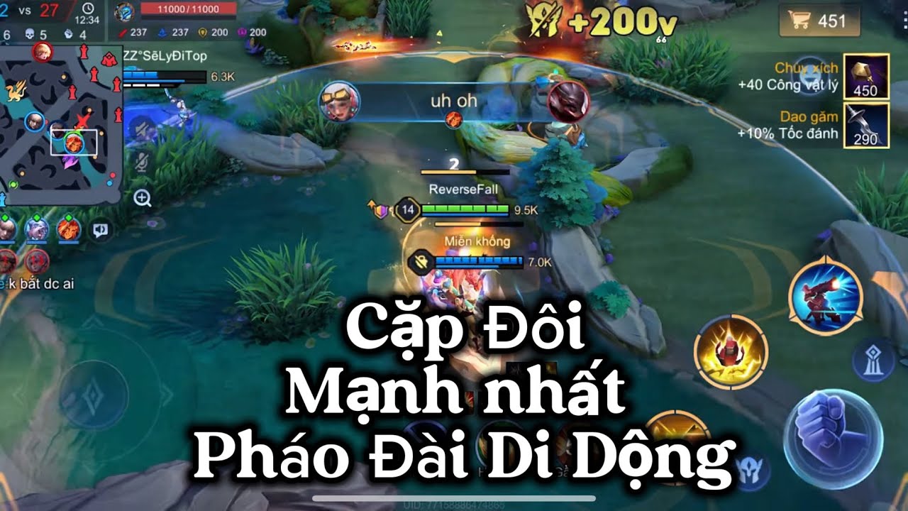 Đầu  bị dí đi liền 4 mạng và màn ComeBack Late Game Với pháo đài bay Ăn liền 22 Kill Địch khóc thét