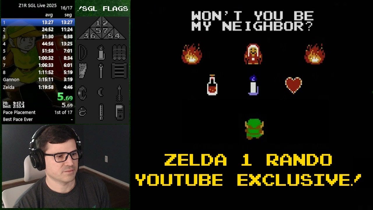 [YT Exclusive] Zelda 1 Randomizer Seed #6 for SGL