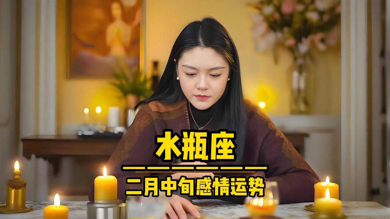 捉摸不透的水瓶座 &mdash;&mdash;二月中旬 感情走向#水瓶座#情感共鸣#塔罗星座#分手挽回#十二星座