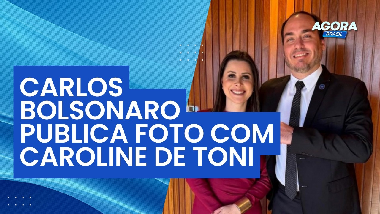 Carlos Bolsonaro posta foto com Carol de Toni e Esperidião Amin manda recado | Agora Brasil