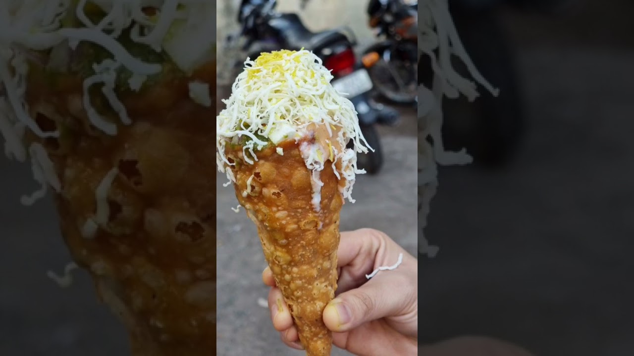 Famous paneer cheese cone chaat and kulhad pizza😋