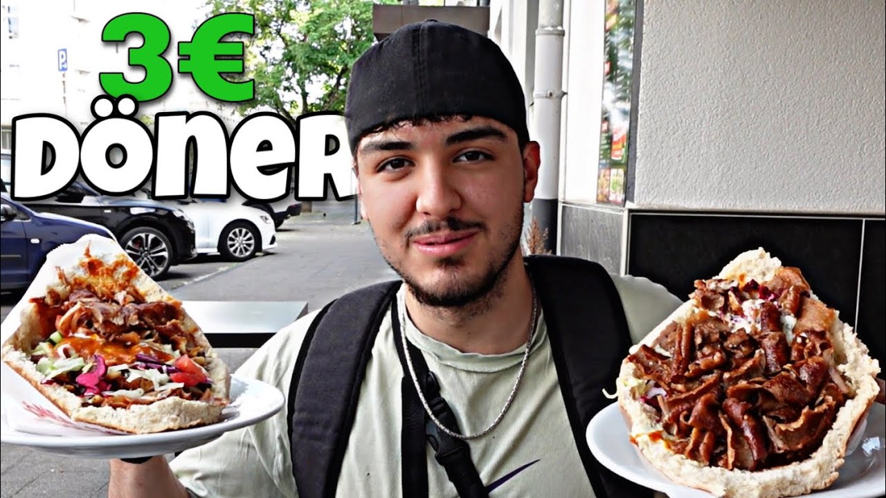 3€ DÖNER im Jahr 2023 vs 7€ Döner (Food Tour) | Memo