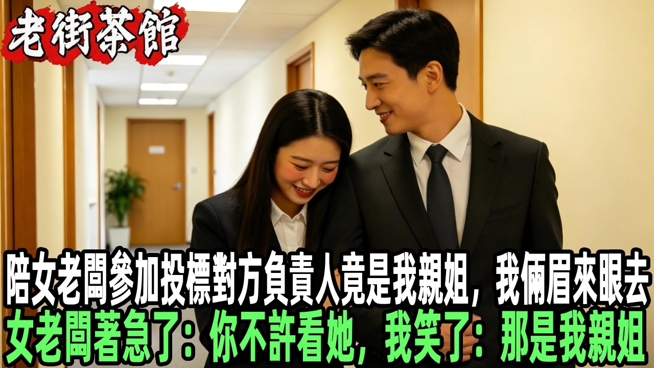 陪女老闆參加投標對方負責人竟是我親姐，我倆眉來眼去，女老闆著急了：你不許看她，我笑了：那是我親姐！#情感故事 #感人壹幕 #故事分享 #故事 #老年生活 #人生感悟