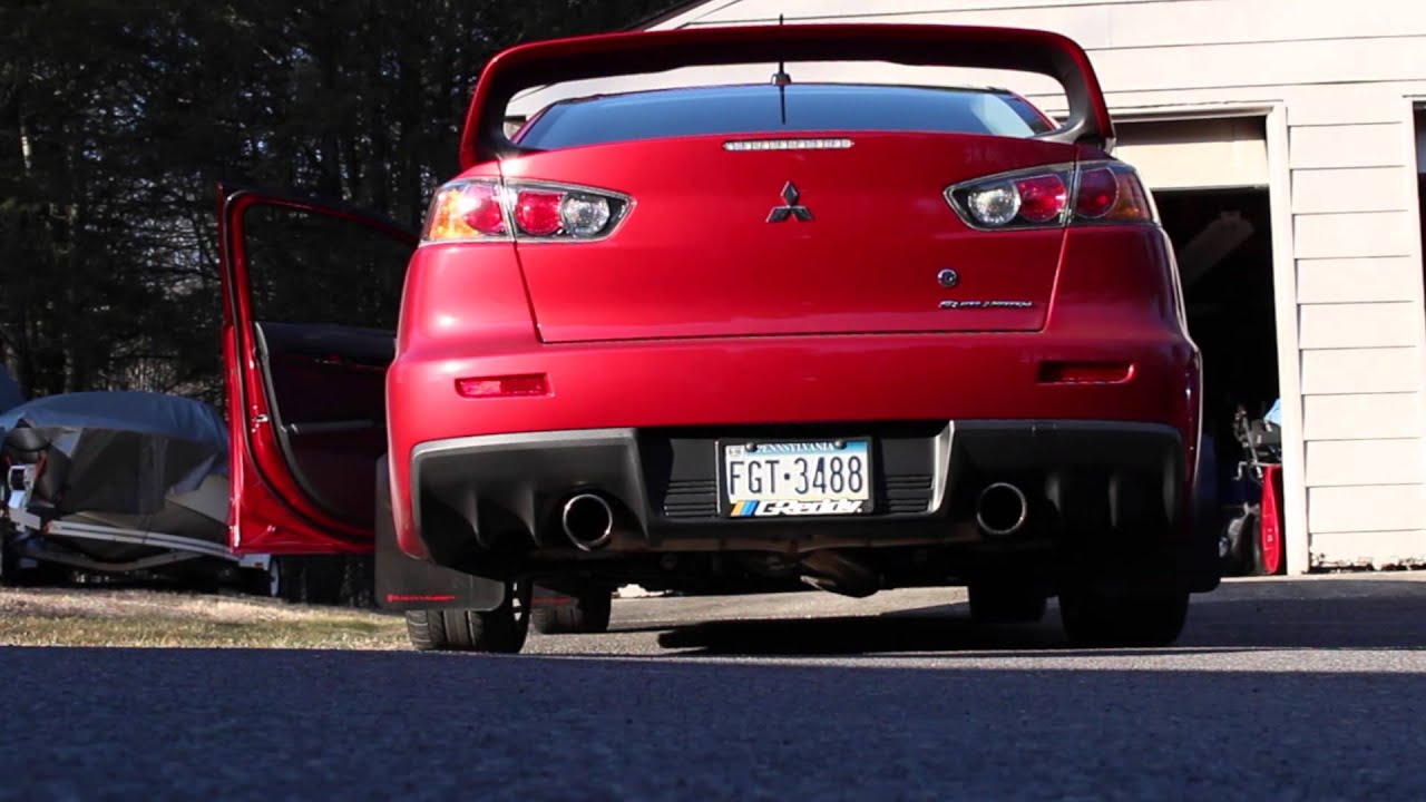 2014 Mitsubishi Evo X ETS Extreme Catback