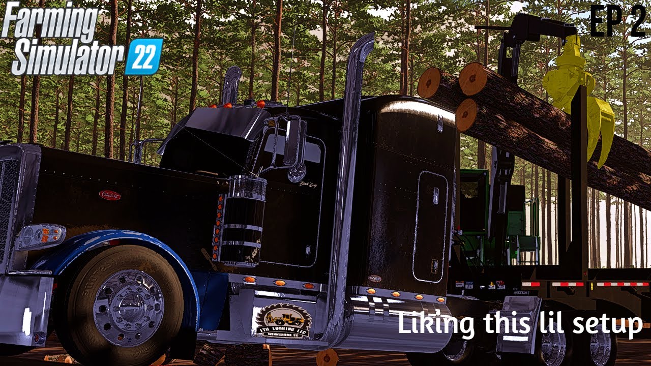 The Plantation😎 Knocking the loads out Ep:2 ✔Southern Style Logging series #PlatinumEdition(FS22)🚜🌲🌲