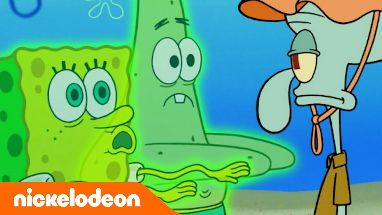 SpongeBob Kanciastoporty | 5-minutowy odcinek | Klątwa Bikini Dolnego | Nickelodeon Polska