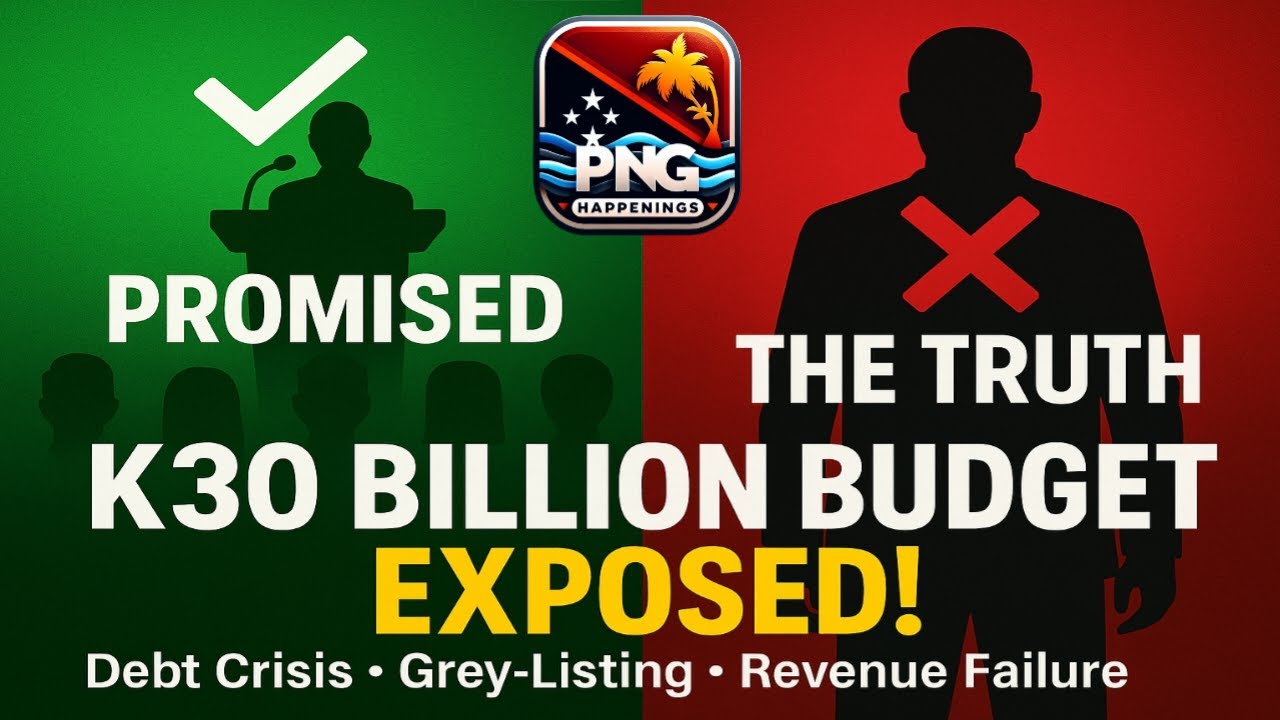 The 2026 Budget Lie: What the Treasurer DIDN'T Tell You (Strong, provocative) | PNG HAPPENINGS