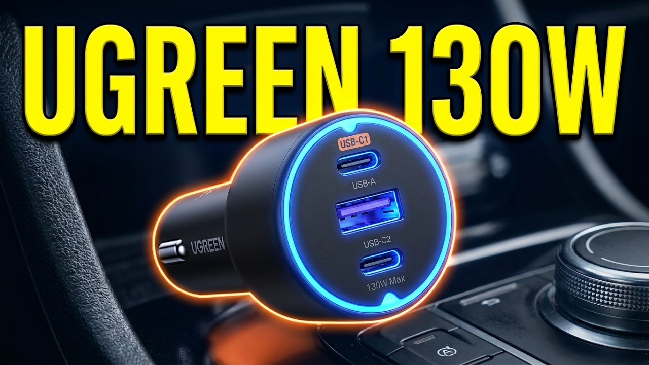UGREEN 130W 3-USB 👉 ЗАРЯДНИК В ПРИКУРИВАТЕЛЬ - Type-C, Power Delivery 3.0, QC 4, Iphone, Samsung