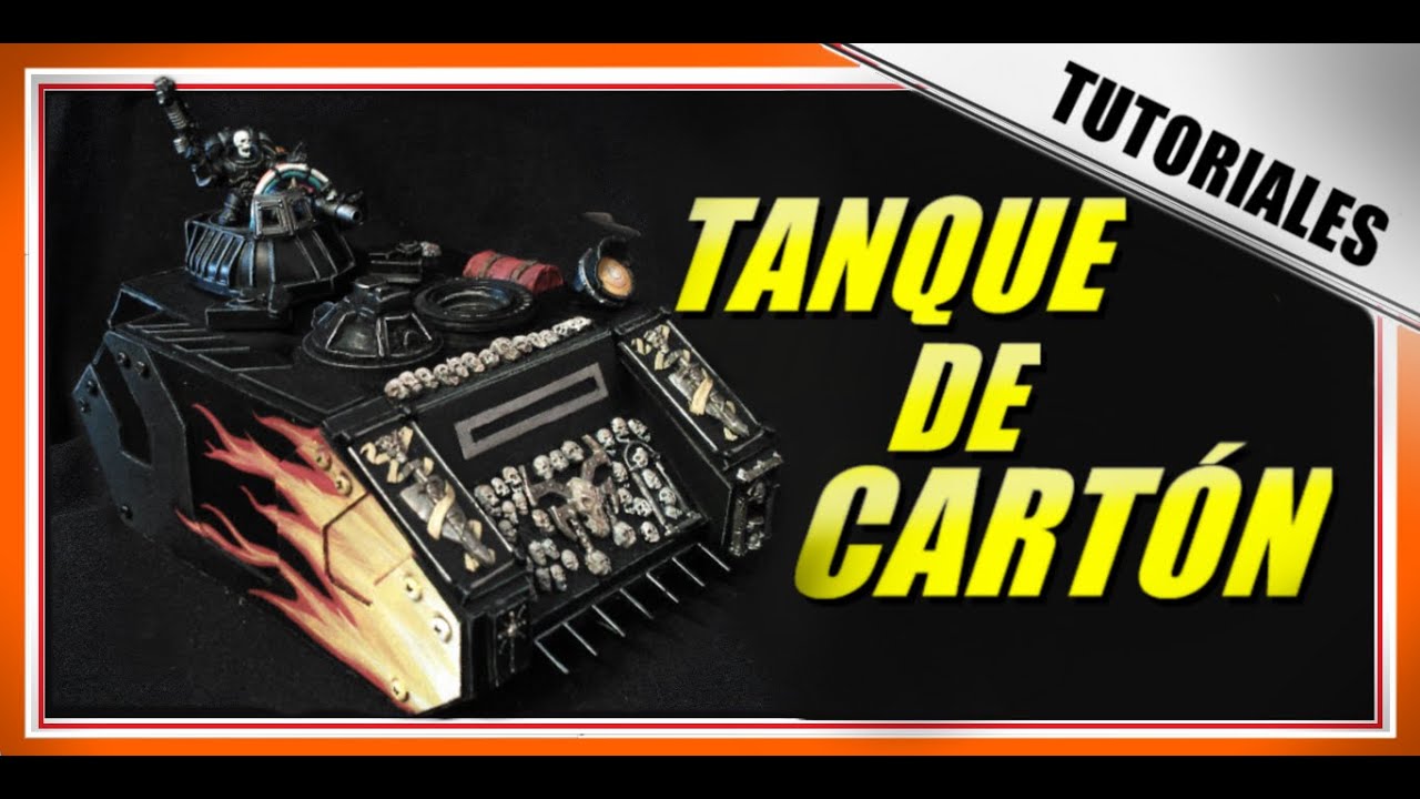 Tutorial - Cómo hacer RHINO de Warhammer 40k con CARTÓN