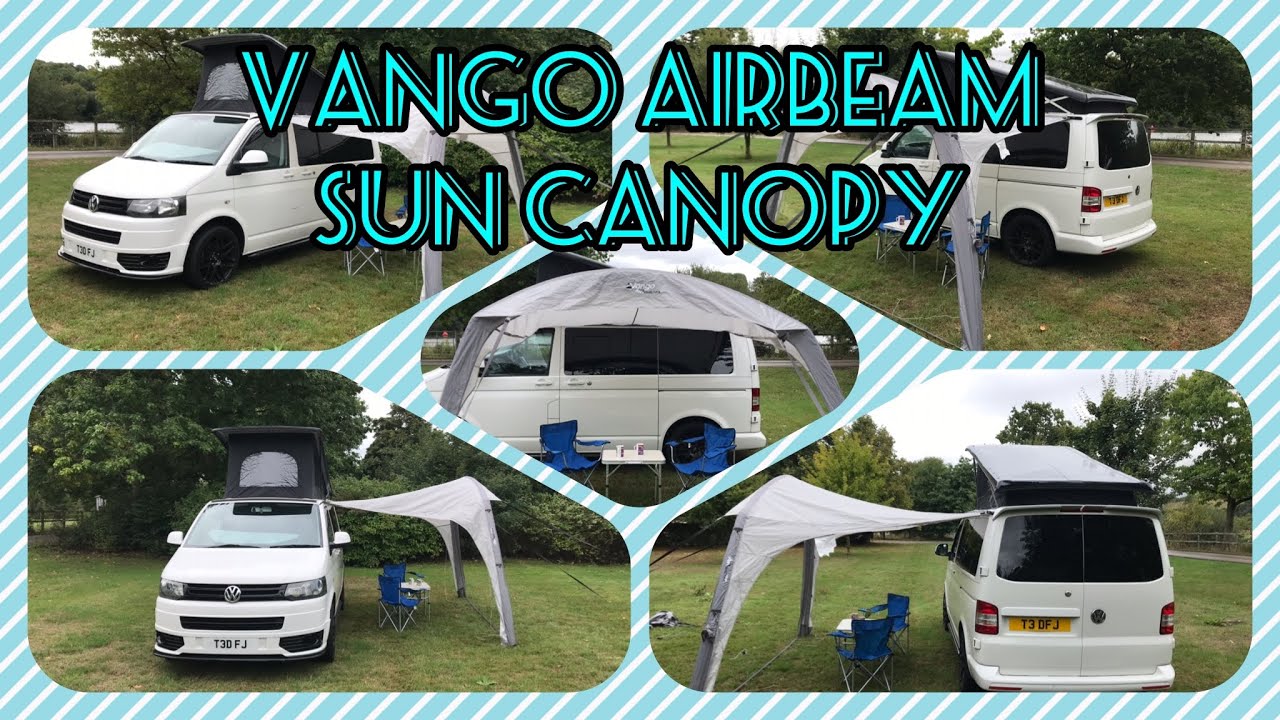 🎪 Attaching the Vango AirBeam Sun Canopy to a VWT5.1 Campervan 🚐