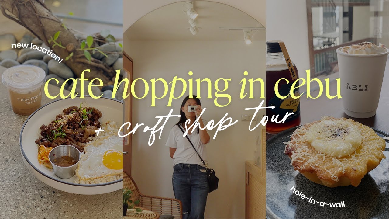 cafe hopping in cebu | newest tightrope | banilad cafes | hidden gem +journeys cebu shop tour
