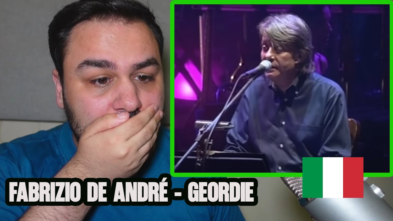 British Reaction To Fabrizio De André - Geordie (Live)