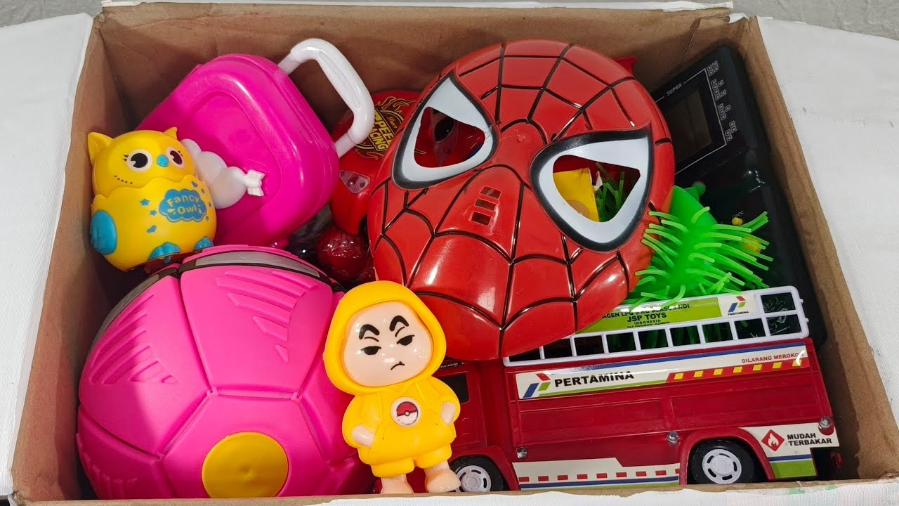 Fun Toys UNBOXING Spider-Man, Avenger Robot, Cars, Collection Asmr toys | Review Toys 4
