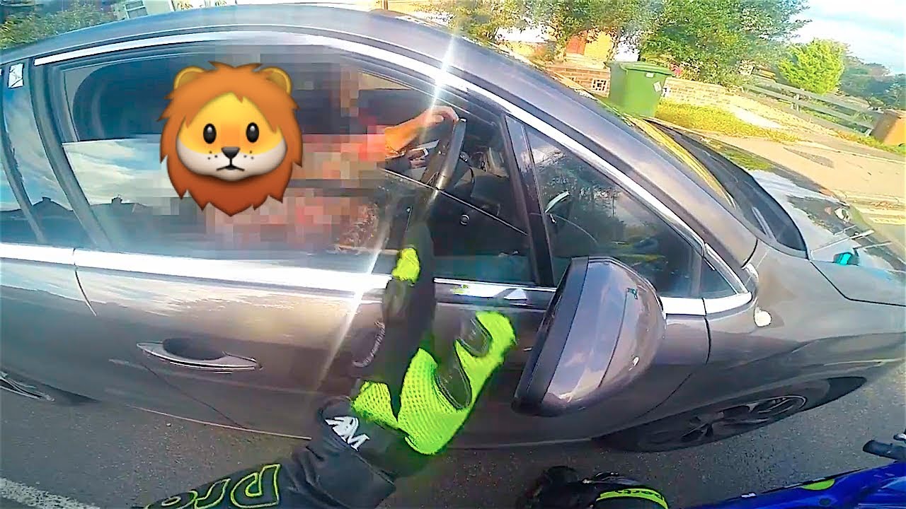 UK Crazy & Angry People Vs Bikers #24 - ROAD RAGE UK