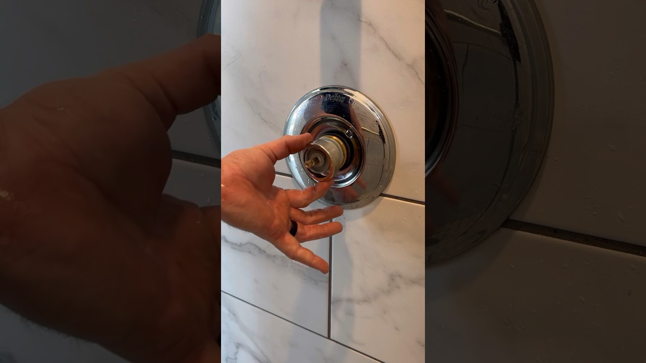 Replacing a Delta shower valve cartridge