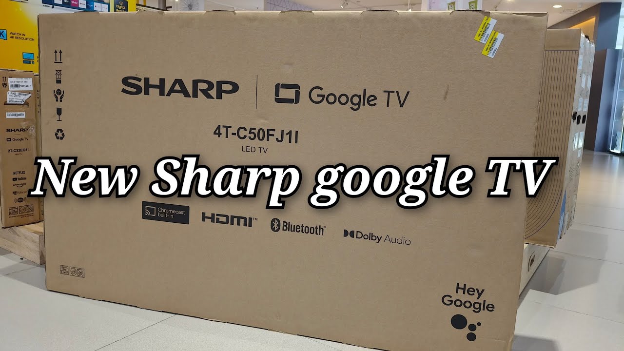 UNBOXING NEW GOOGLE TV SHARP 4T-C50FJ1I ‼️