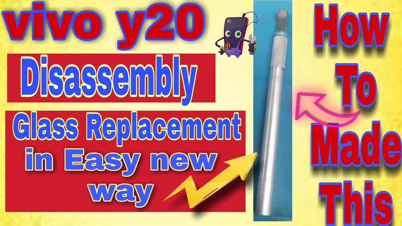 Vivo y20 disassembly | vivo y20 touch glass replacement with new & easy trick | Repairing4u
