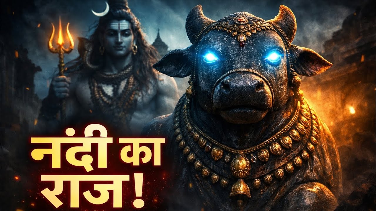 Why Nandi Sits Outside Lord Shiva’s Temple? | Nandi Mystery Explained 🔱