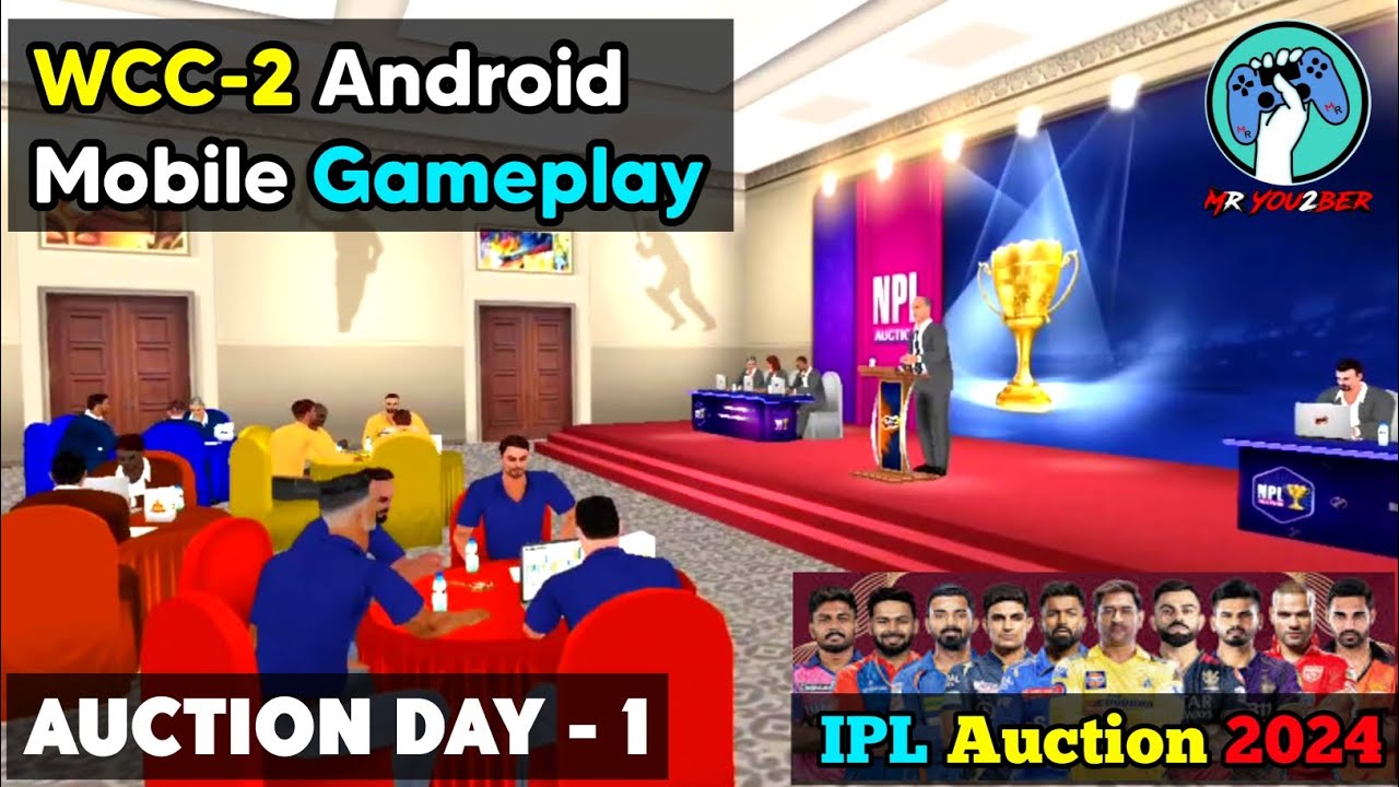 IPL 2024 WCC2 Tournament Auction Gameplay | Mr You2ber
