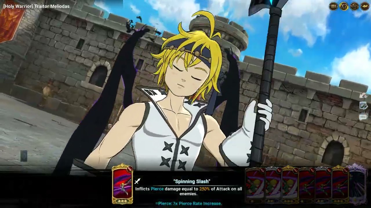 [Showcase] Traitor Meliodas - Skills Animations (7DS: Grand Cross)