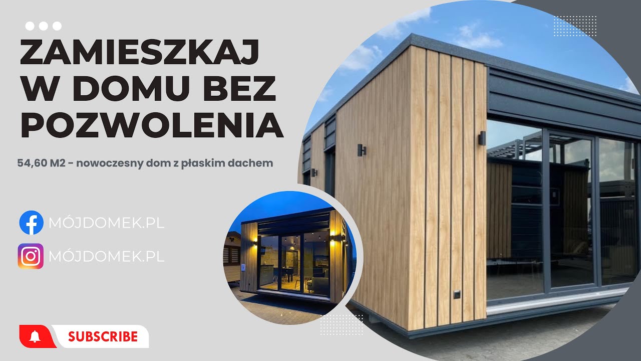 Mobilny Dom Modułowy 54,60 m2 | Domki Mobilne - M&oacute;jdomek.pl