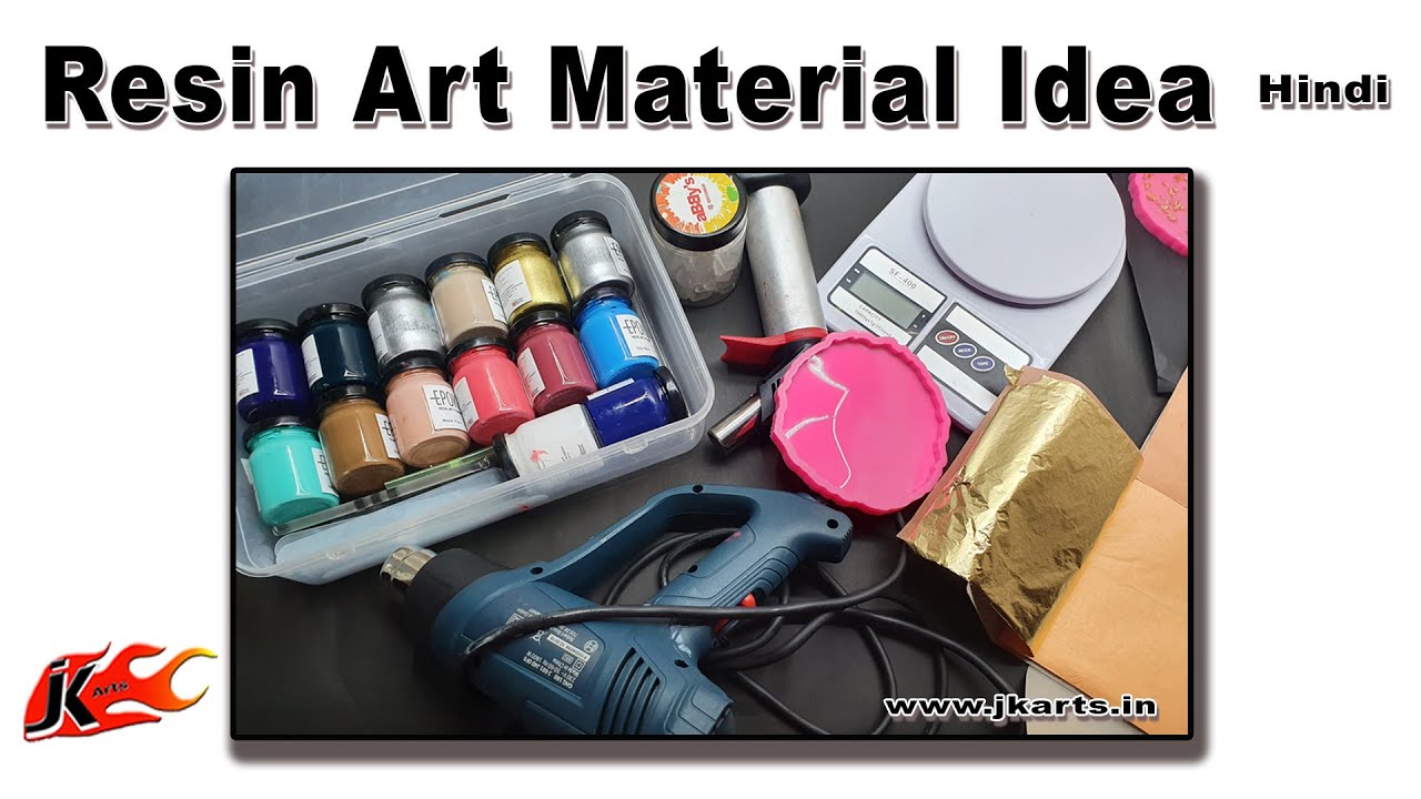 Resin Art Material Idea | हिंदी में  | JK Arts 1750