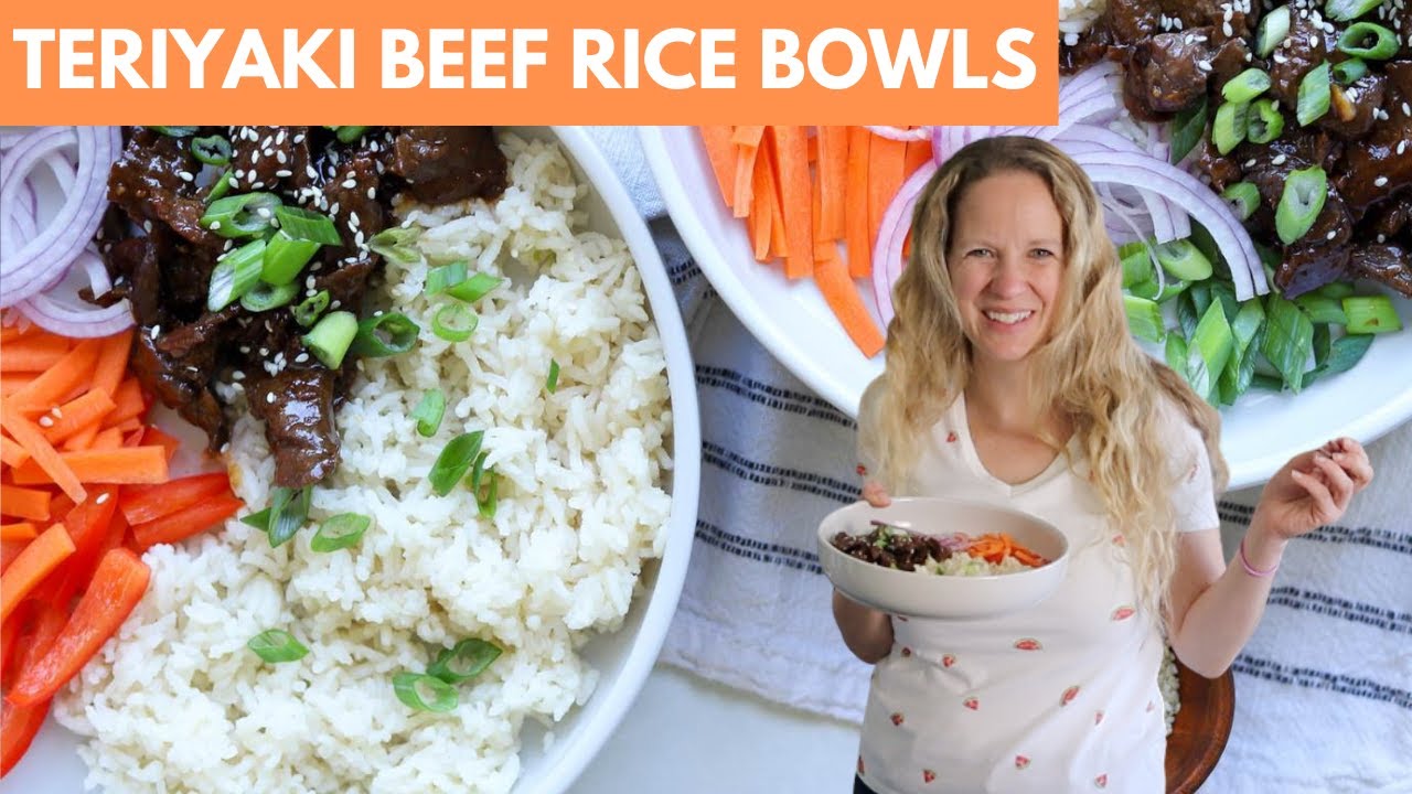 The Best Teriyaki Beef Rice Bowls