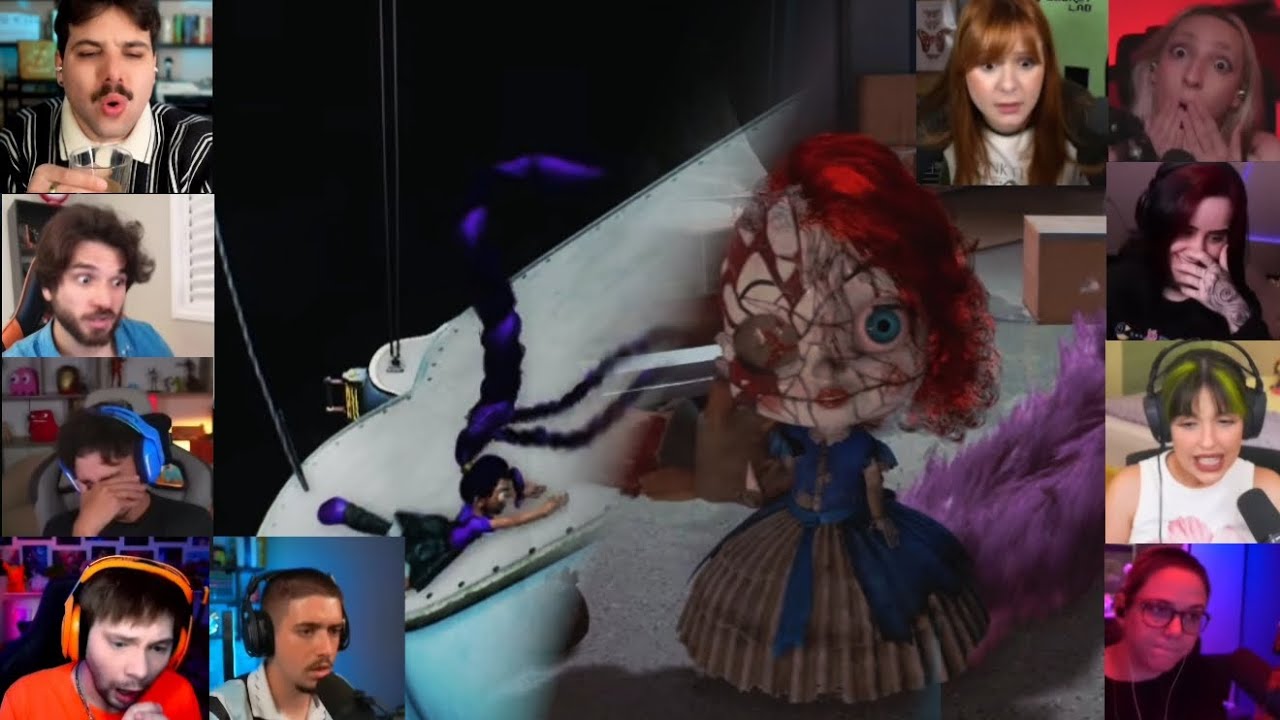 🎮 Reação dos YouTubers à MORTE de Lily Lovebraids e ao ver COMO FICOU a Poppy 😱| #poppyplaytime 