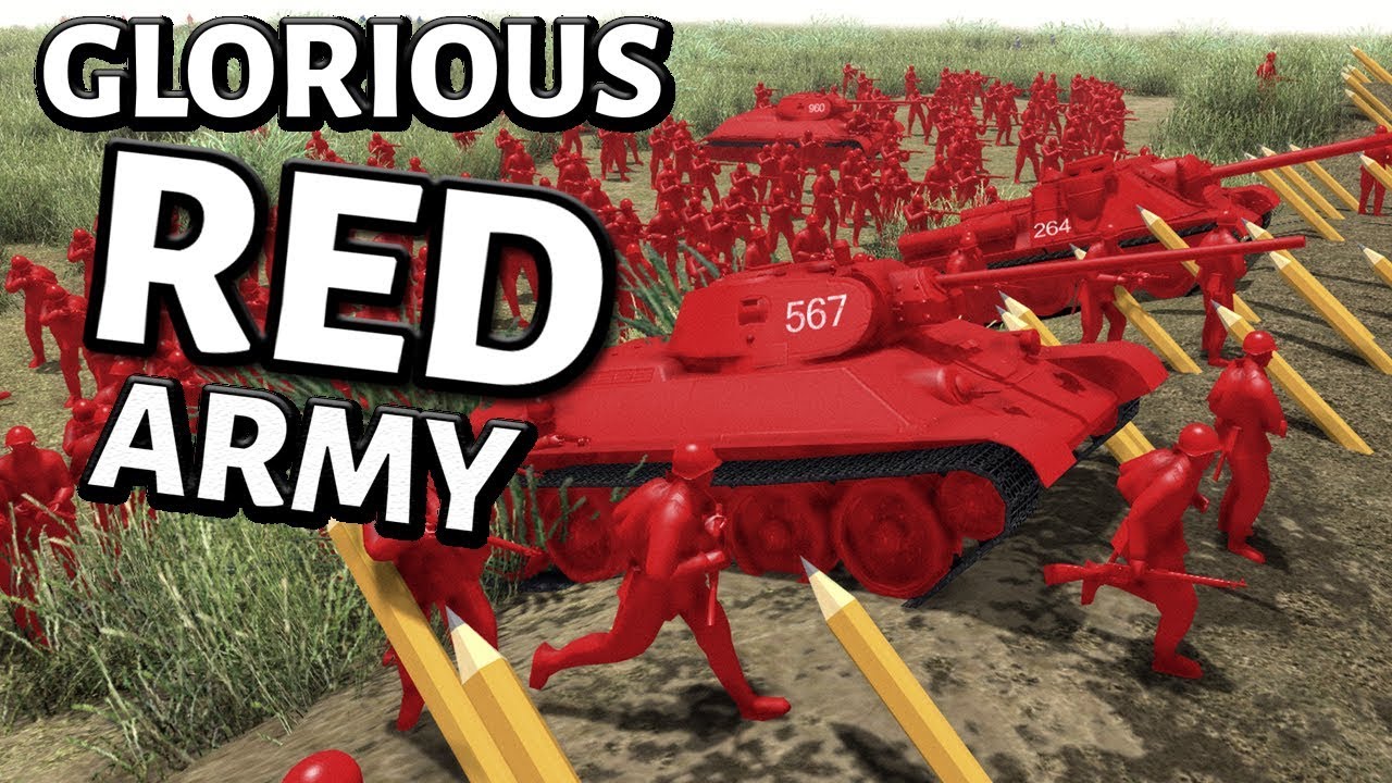 Glorious RED ARMY ! Army Men Of War - Battle at Pencil Ridge