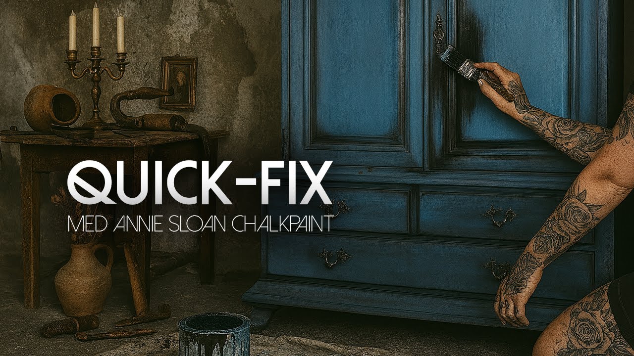 Quick-fix med Annie Sloan Chalk paint - Mixa färg och vax - Enkel DIY